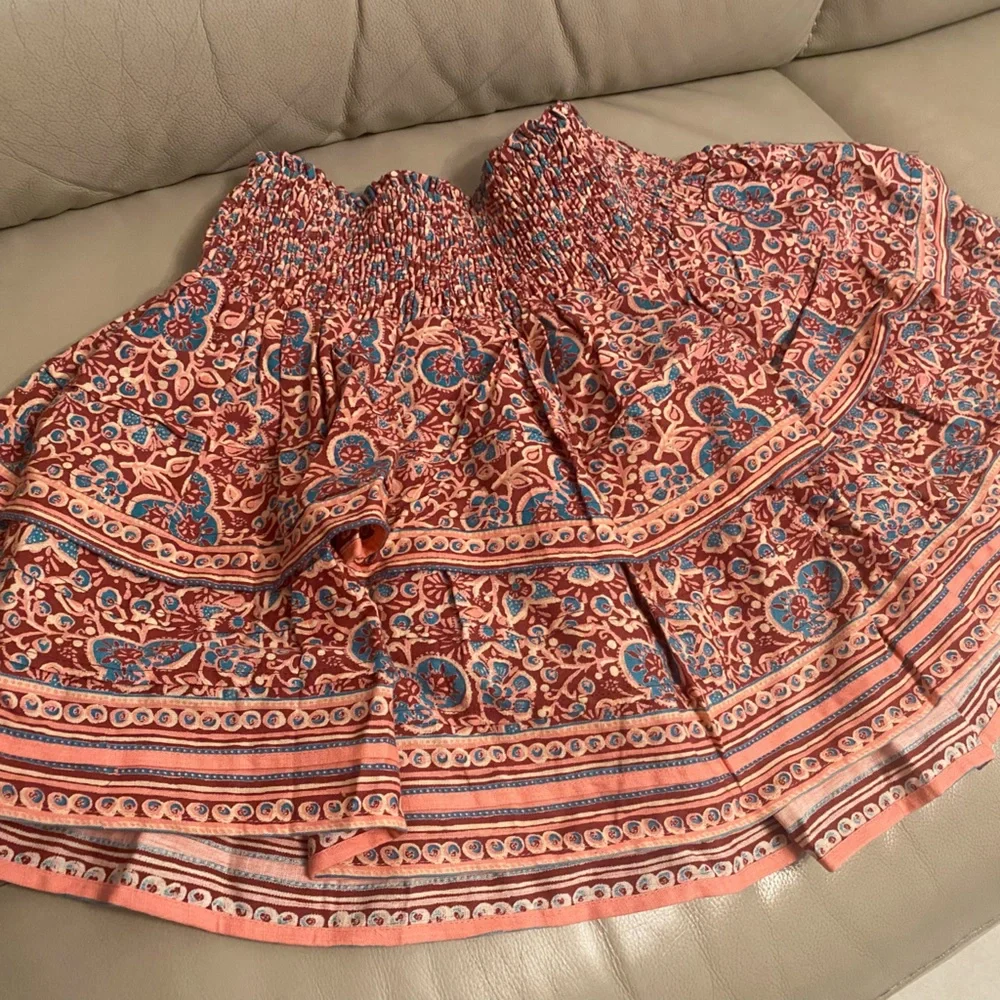 OMIKA Handmade Mango Poppy Smocked Tiered Skirt - NWOT - Medium - Picture 5 of 12